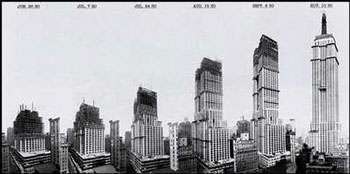 Photo:  Construction of the Empire State Bldg.